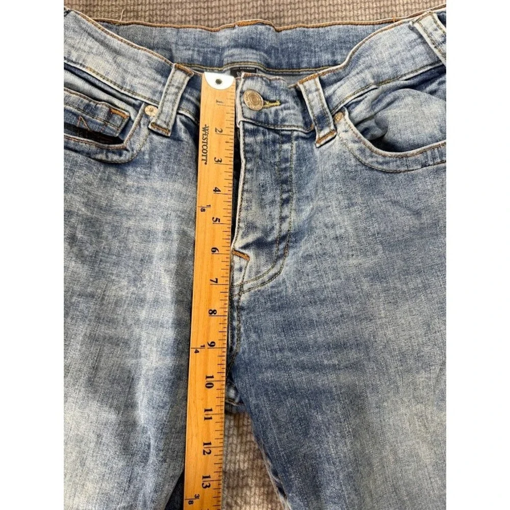 True‎ Religion Geno Relaxed Slim Light Wash Blue Denim Jeans Mens 32x28